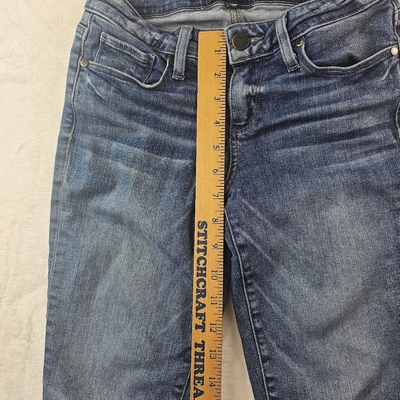 Paige Skyline Skinny crop Jeans Women’s 25 blue Denim Jeans - Picture 3 of 9